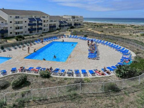 Appartement Climatise Avec Piscine & Mer Bleu Marine Lacanau Bagian luar foto