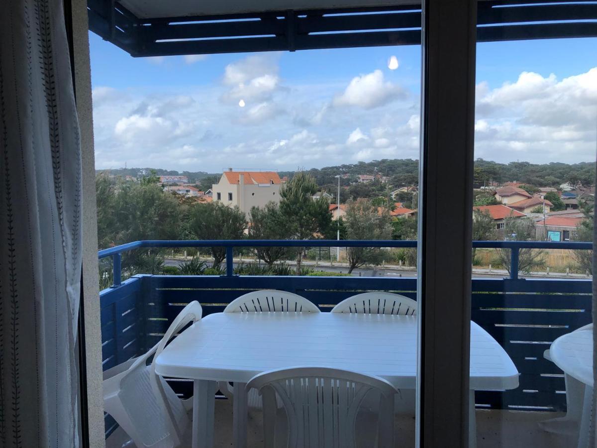 Appartement Climatise Avec Piscine & Mer Bleu Marine Lacanau Bagian luar foto